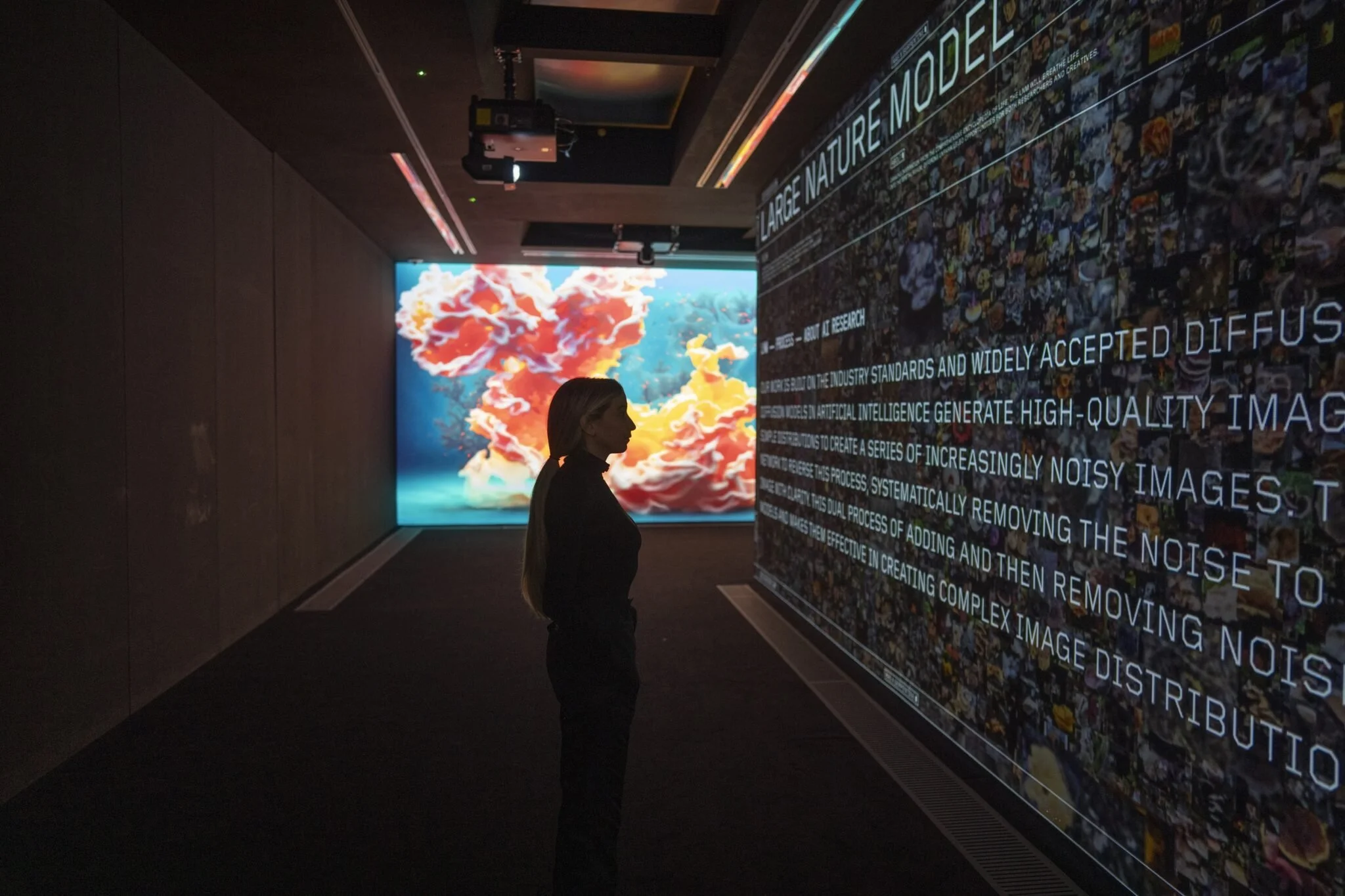 Refik Anadol: Echoes of the Earth: Living Archive — Arte Realizzata